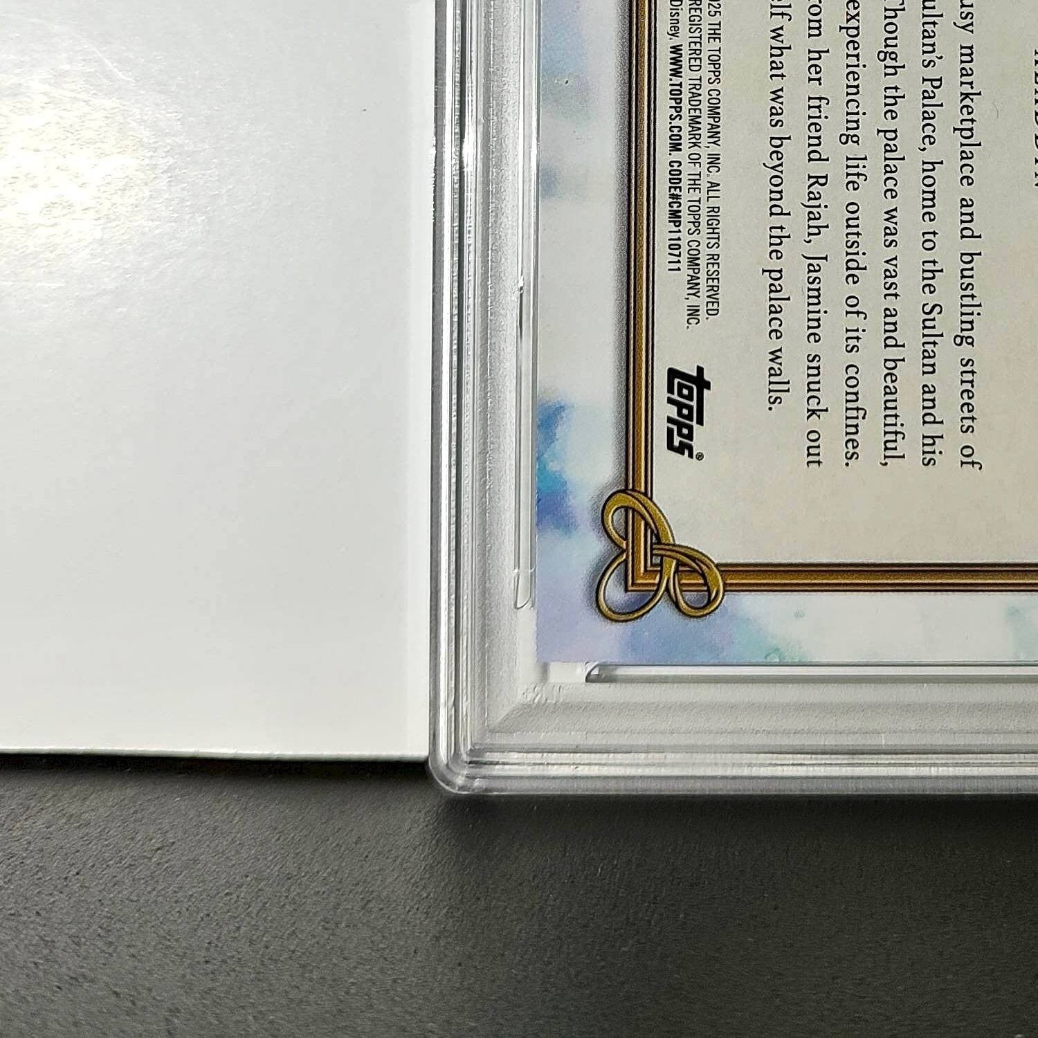 The Sultan's Palace 2025 Topps Disney #C-10 Card Aladdin PSA 9