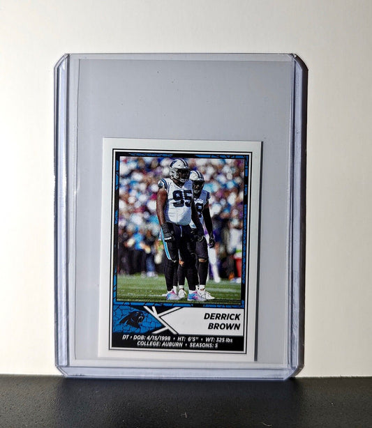 Derrick Brown 2024 Panini NFL Sticker #449 Carolina Panthers