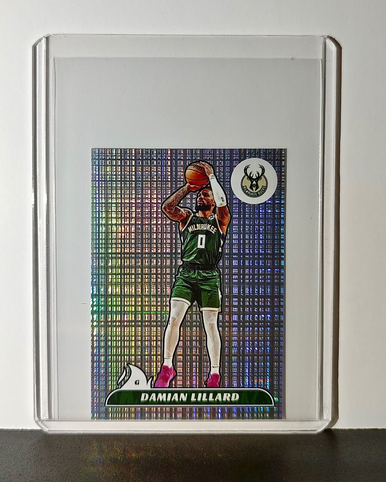 Damian Lillard 2024-25 Panini NBA #225 Foil Sticker Card Milwaukee Bucks