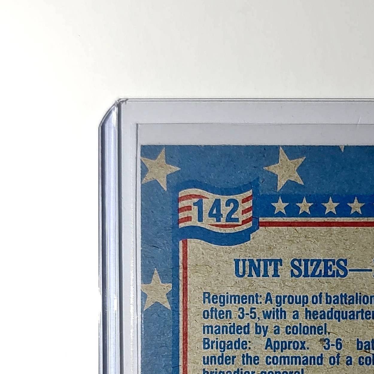 Unit Sizes – B 1991 Topps Desert Storm #142 Card