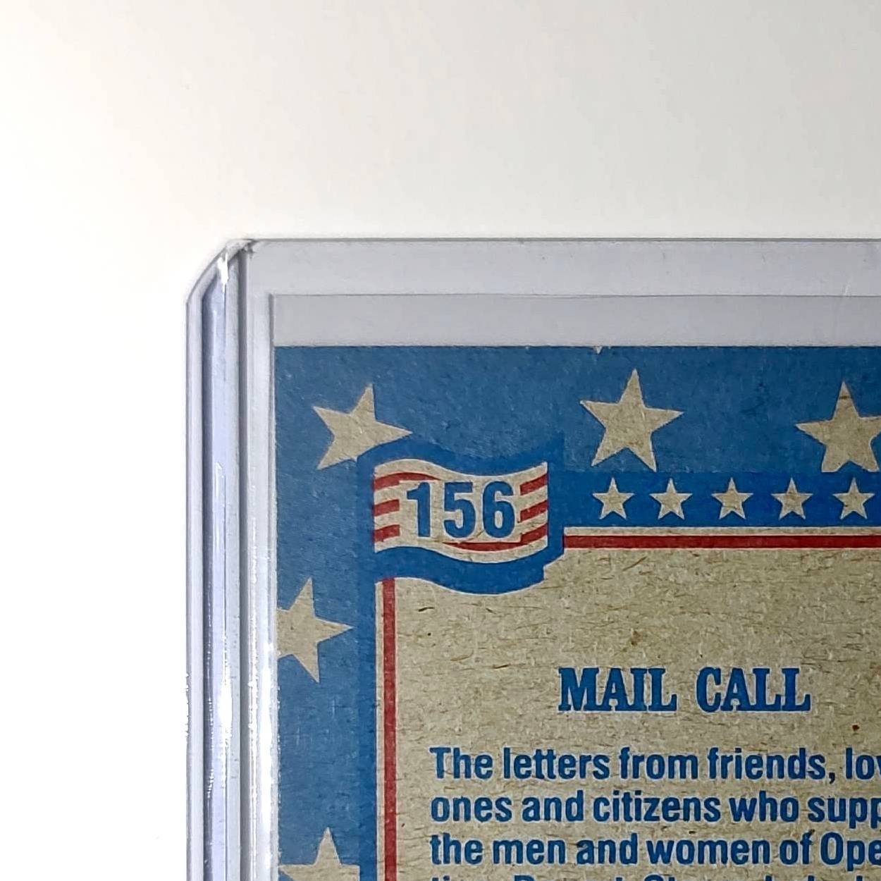 Mail Call 1991 Topps Desert Storm #156 Card