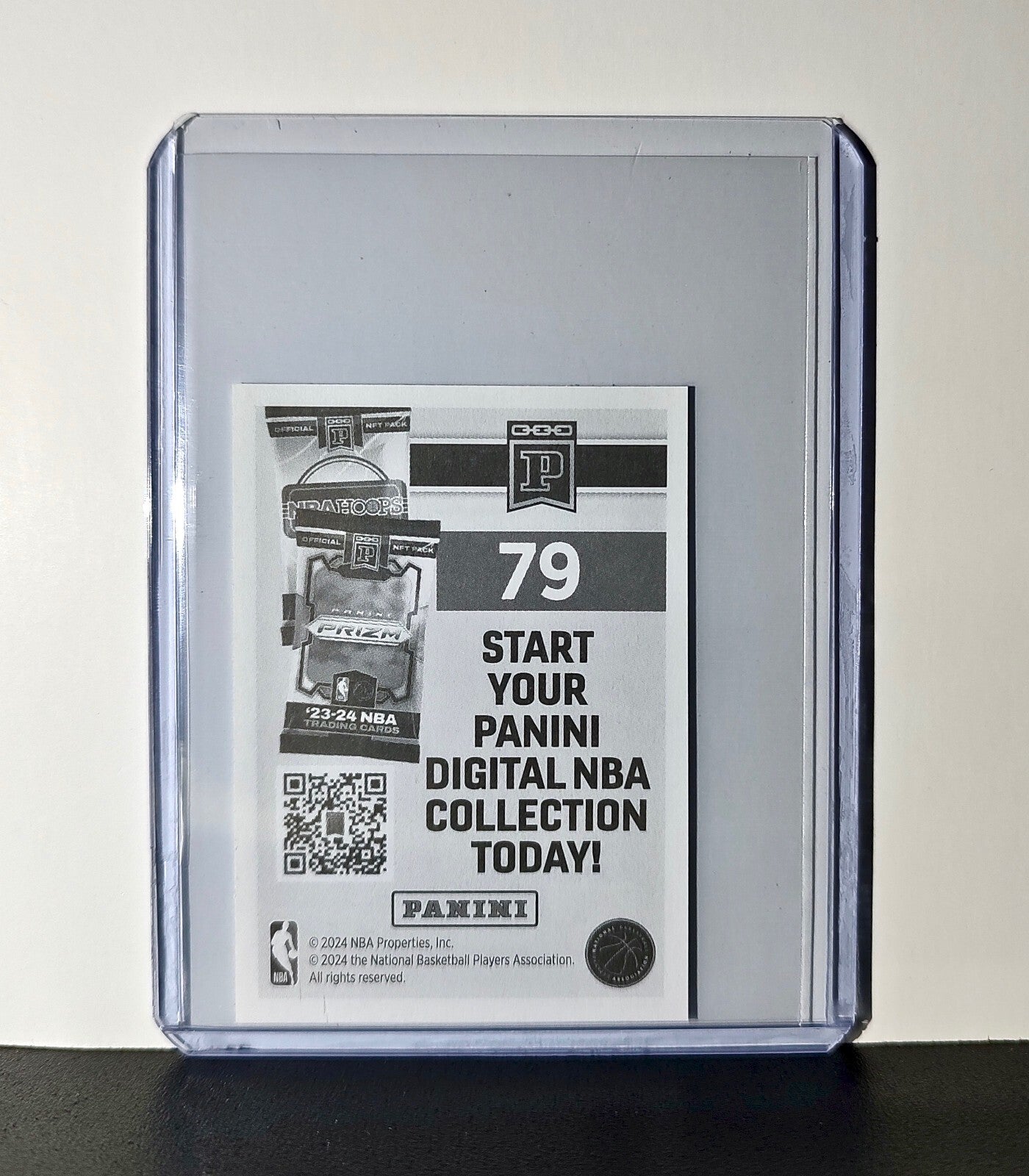 Zaccharie Risacher Rookie Draft 2024-25 Panini NBA 79 Sticker Card Atlanta Hawks