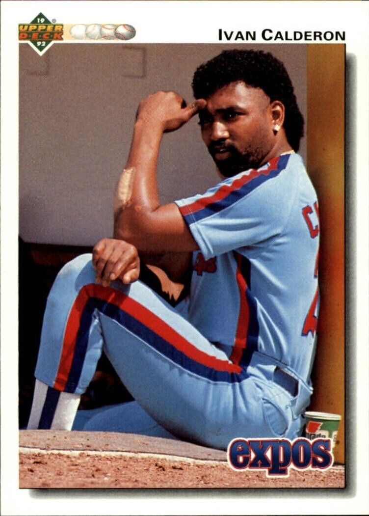 Ivan Calderon 1992 Upper Deck MLB #226 Baseball Card Montreal Expos