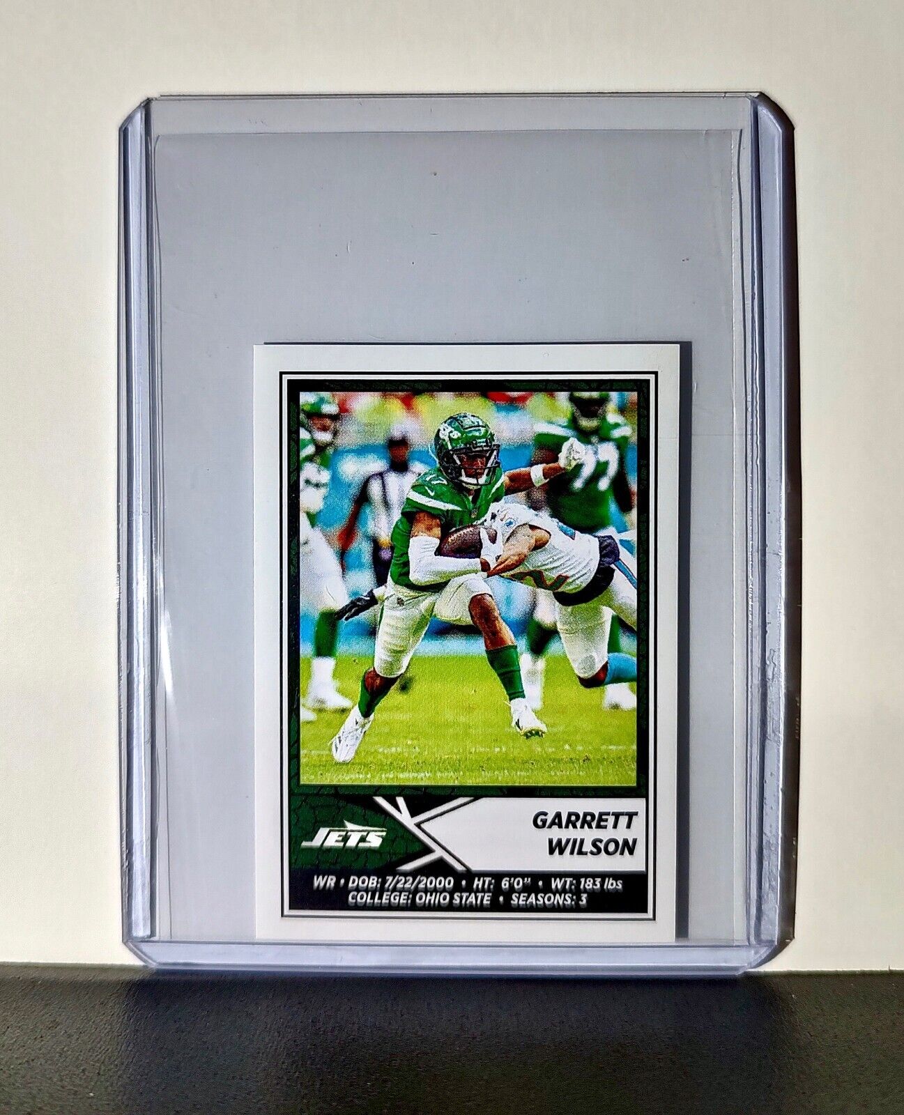 Garrett Wilson 2024 Panini NFL Sticker #93 New York Jets