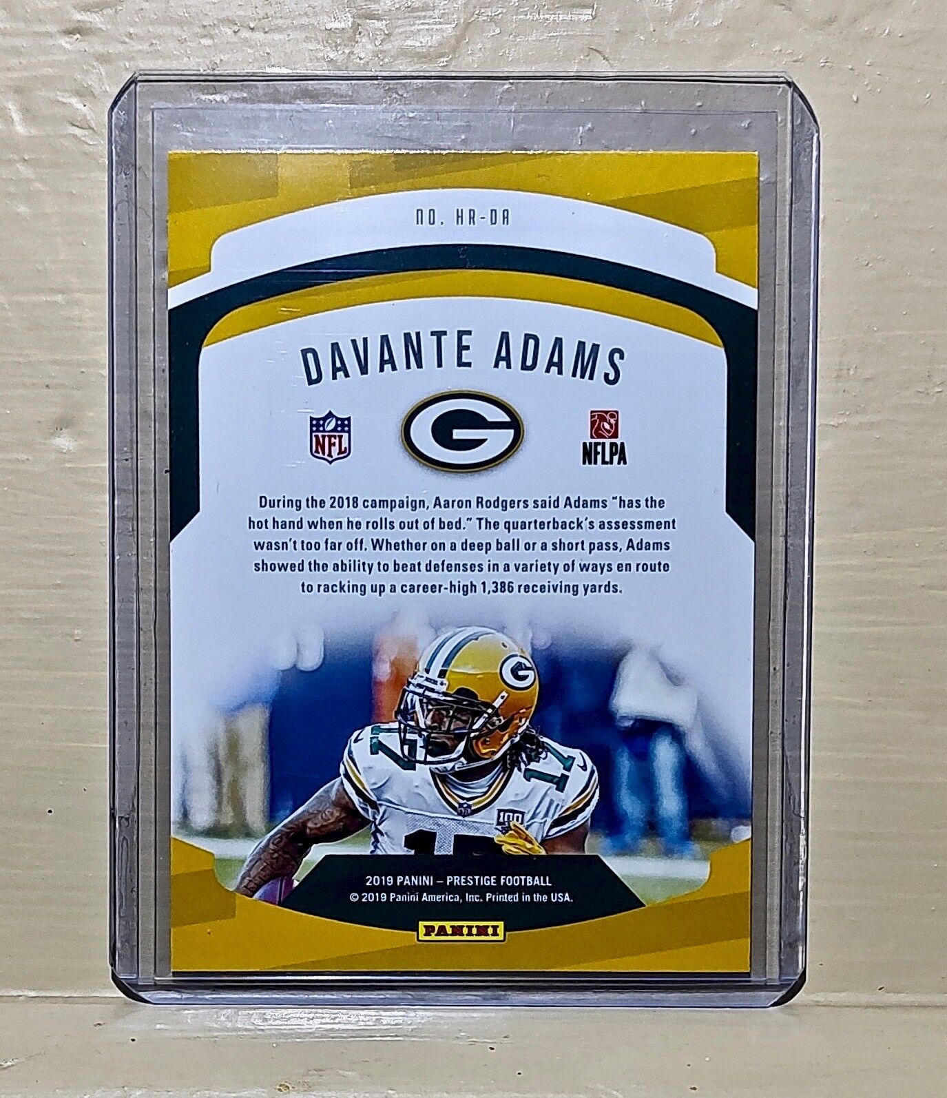 2019 DaVante Adams Panini Prestige Honor Roll #HR-DA NFL Trading Card Packers