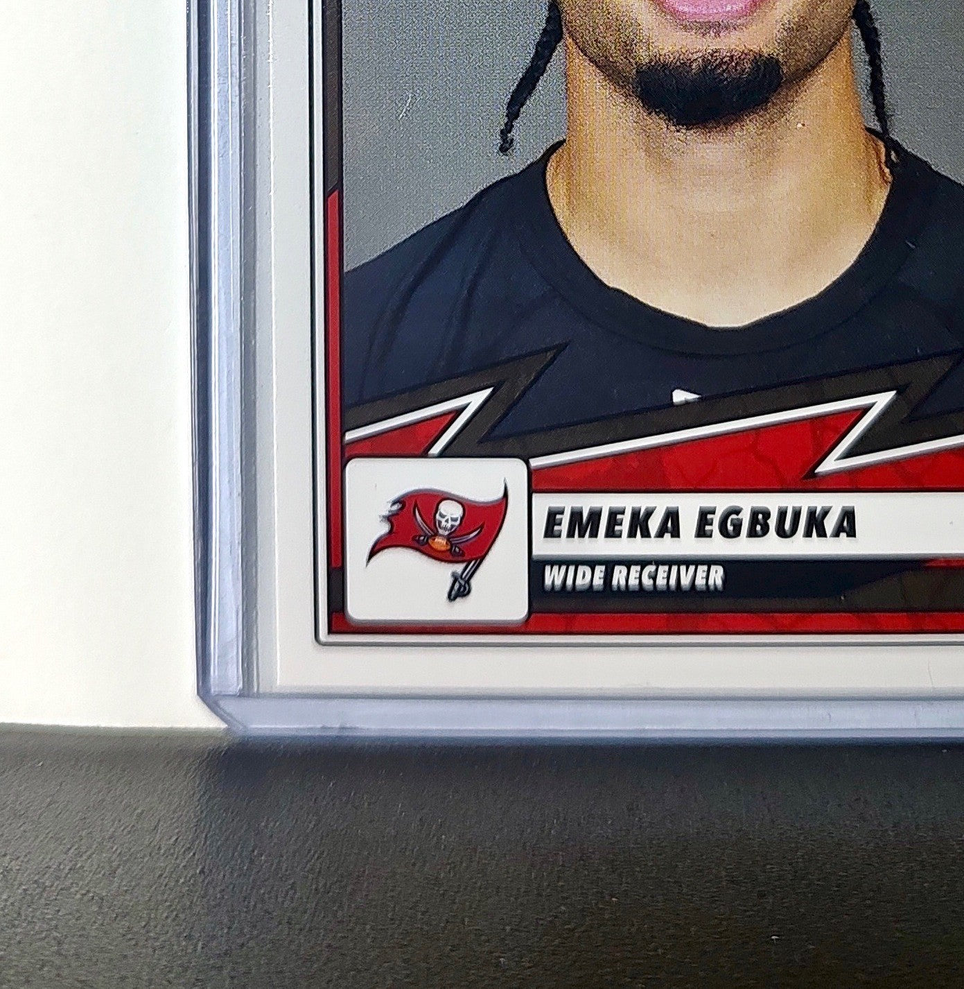 Emeka Egbuka Rookie 2025 Panini NFL #78 Sticker Card Tampa Bay Buccaneers