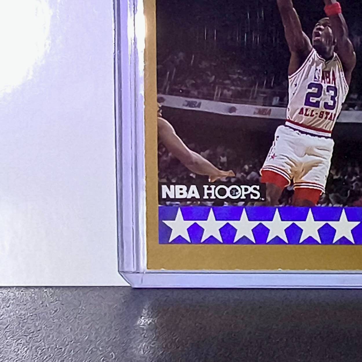 Michael Jordan 1990-91 NBA Hoops All-Star #5 Basketball Card Chicago Bulls