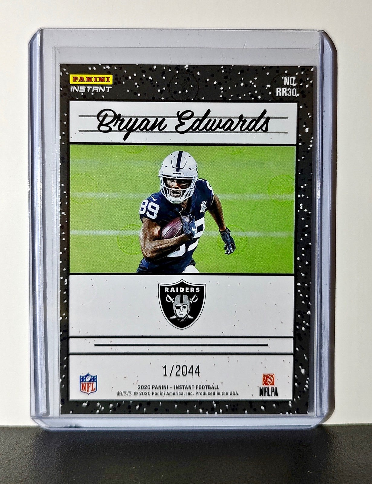 Bryan Edwards Rookie 2020 Panini NFL #30 Rated Rookie Card Las Vegas Raiders