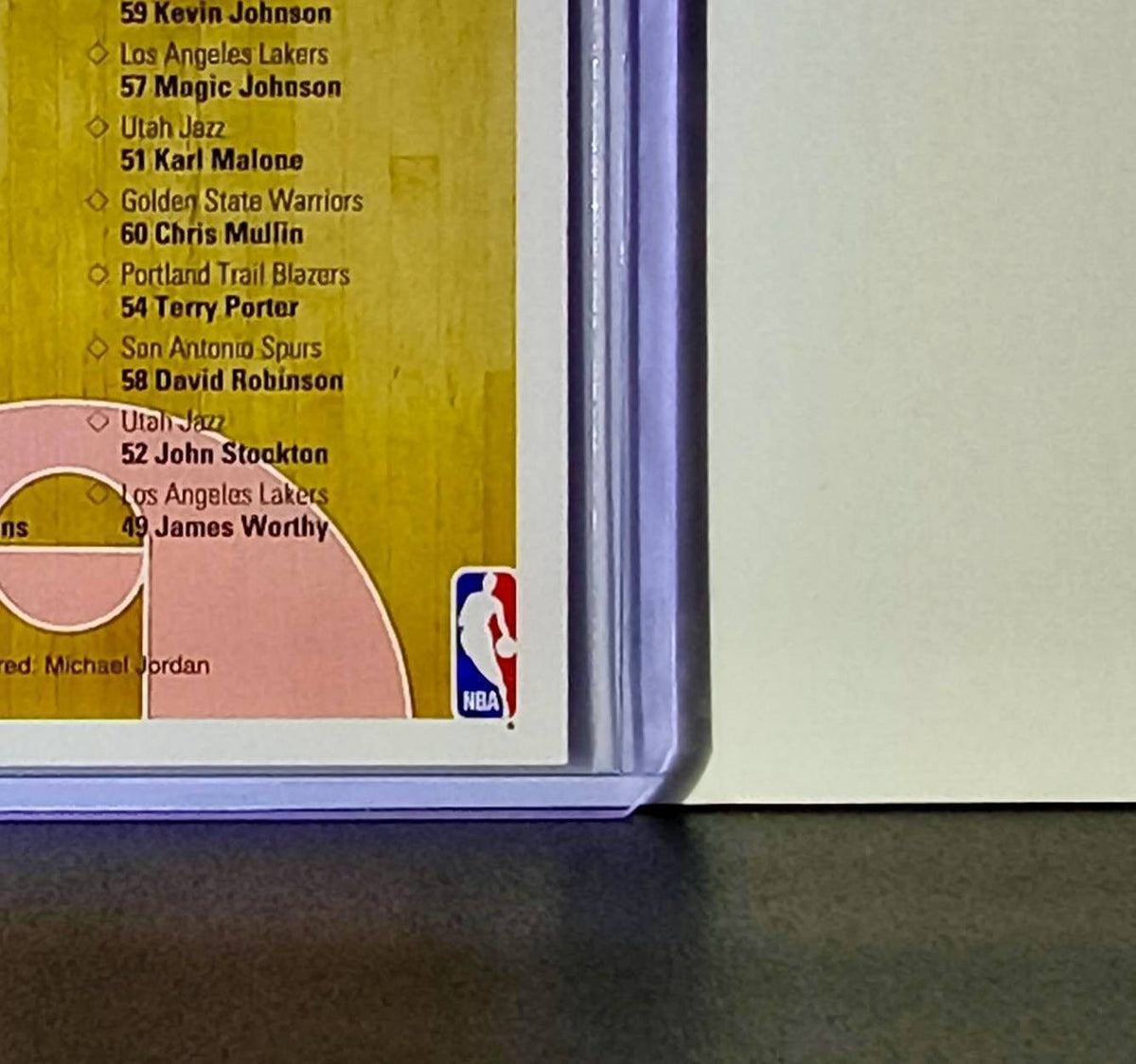 Michael Jordan 1991-92 Upper Deck All-Star Checklist #48 Card Chicago Bulls