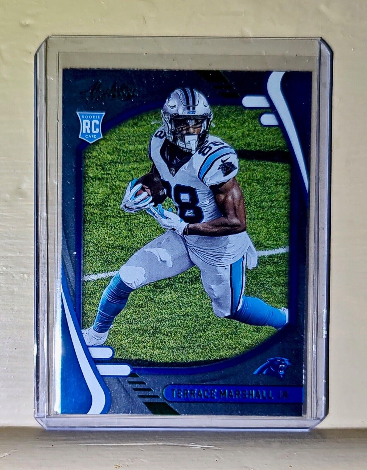 Terrace Marshall Jr. 2021 Panini NFL Absolute Green Parallel #120 Rookie Card