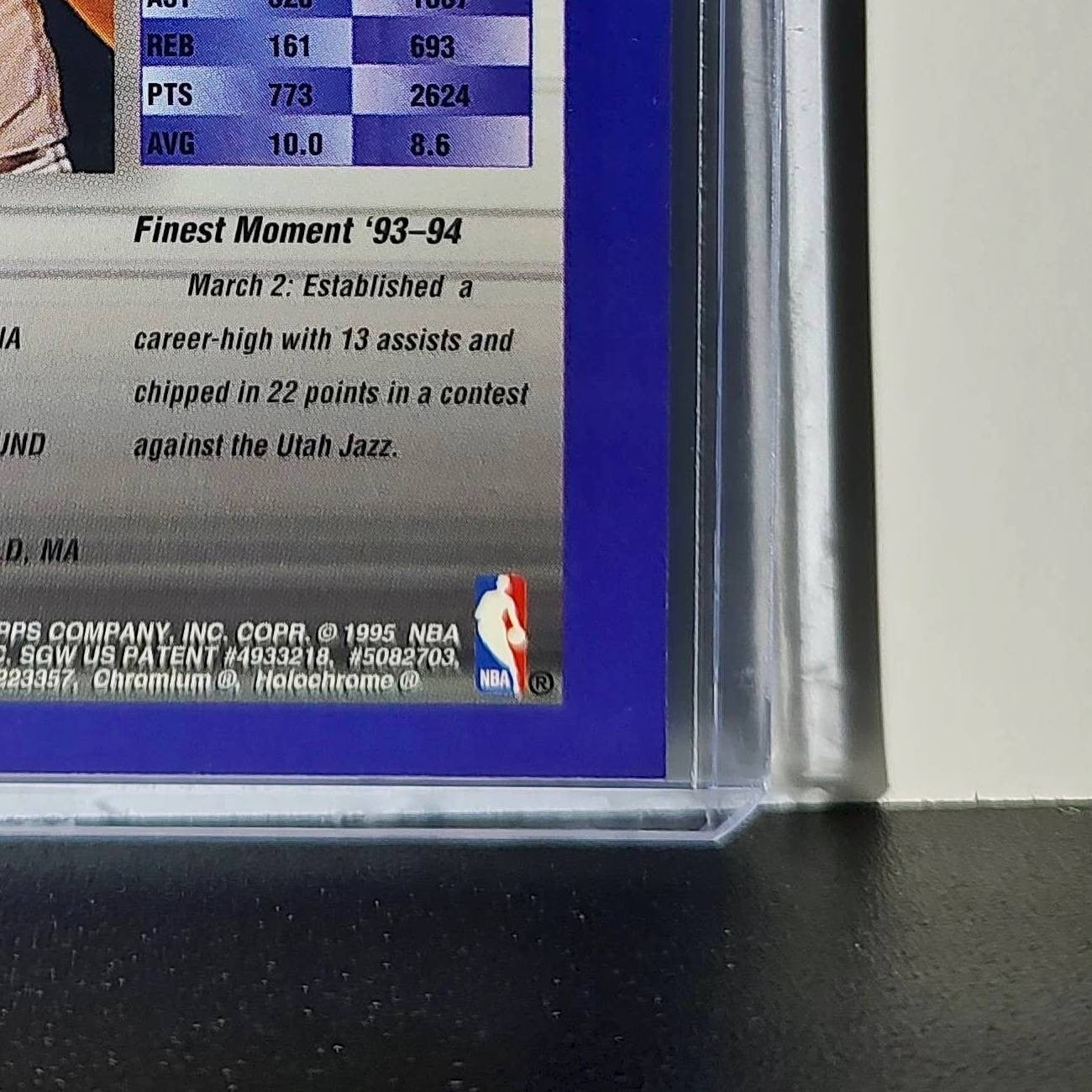 Vinny Del Negro 1994-95 Topps Finest #298 Basketball Card