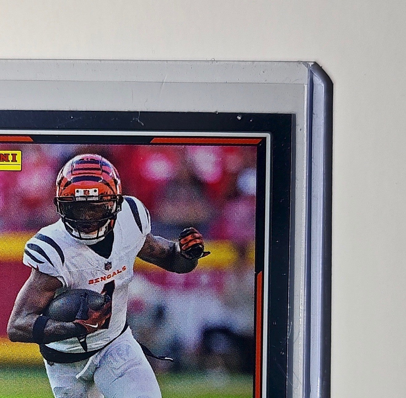 Ja’Marr Chase 2025 Panini NFL #46 Foil Sticker Card Cincinnati Bengals