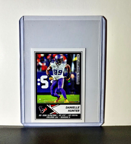 Danielle Hunter 2024 Panini NFL Sticker #181 Houston Texans