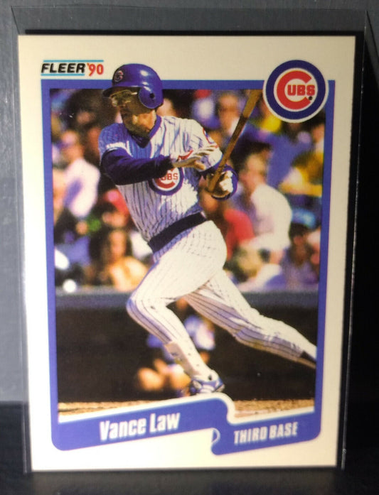 1990 Vance Law Fleer Baseball Card #36