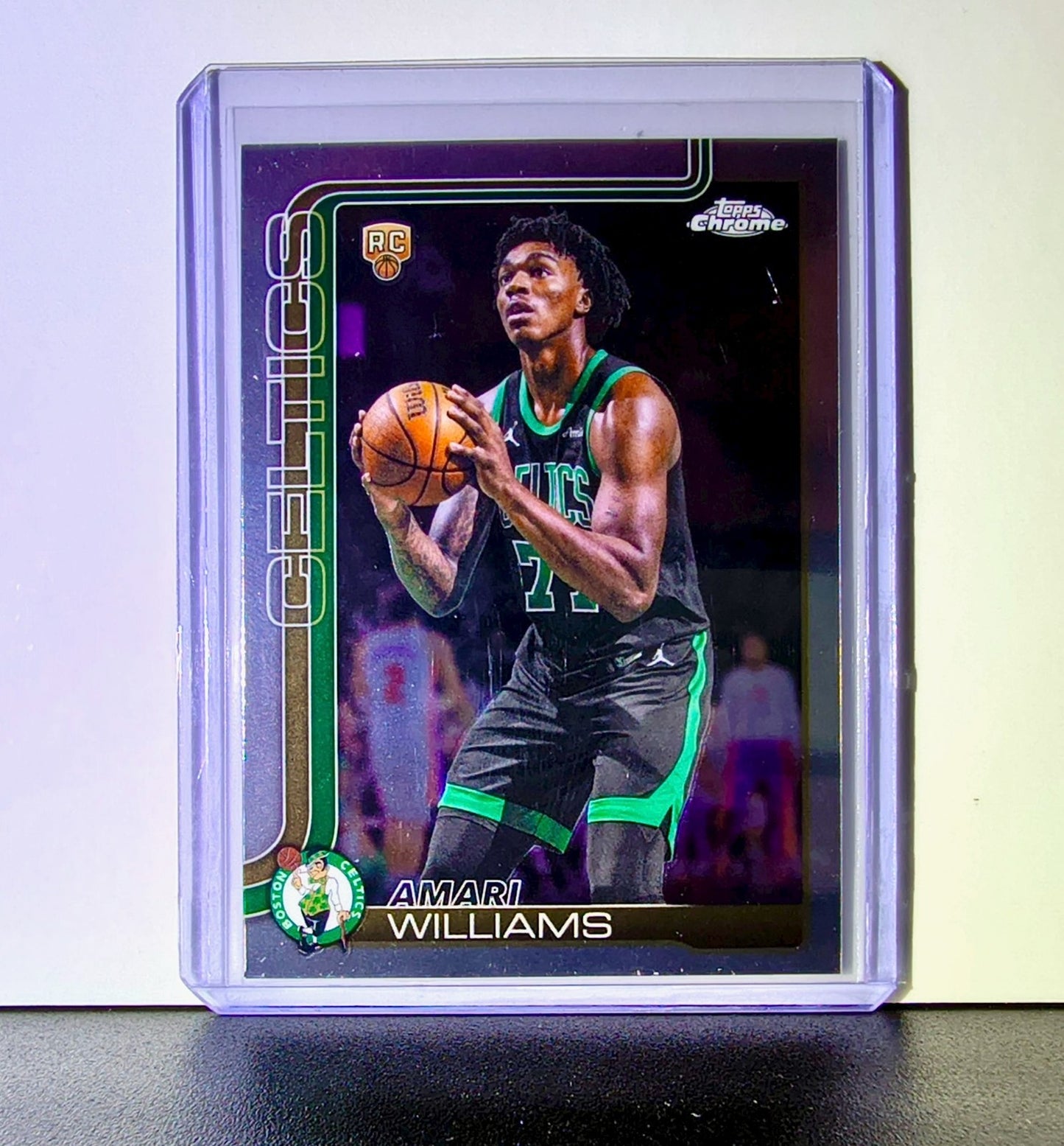 Amari Williams Rookie 2025-26 NBA Topps Chrome Update #197 Card Boston Celtics