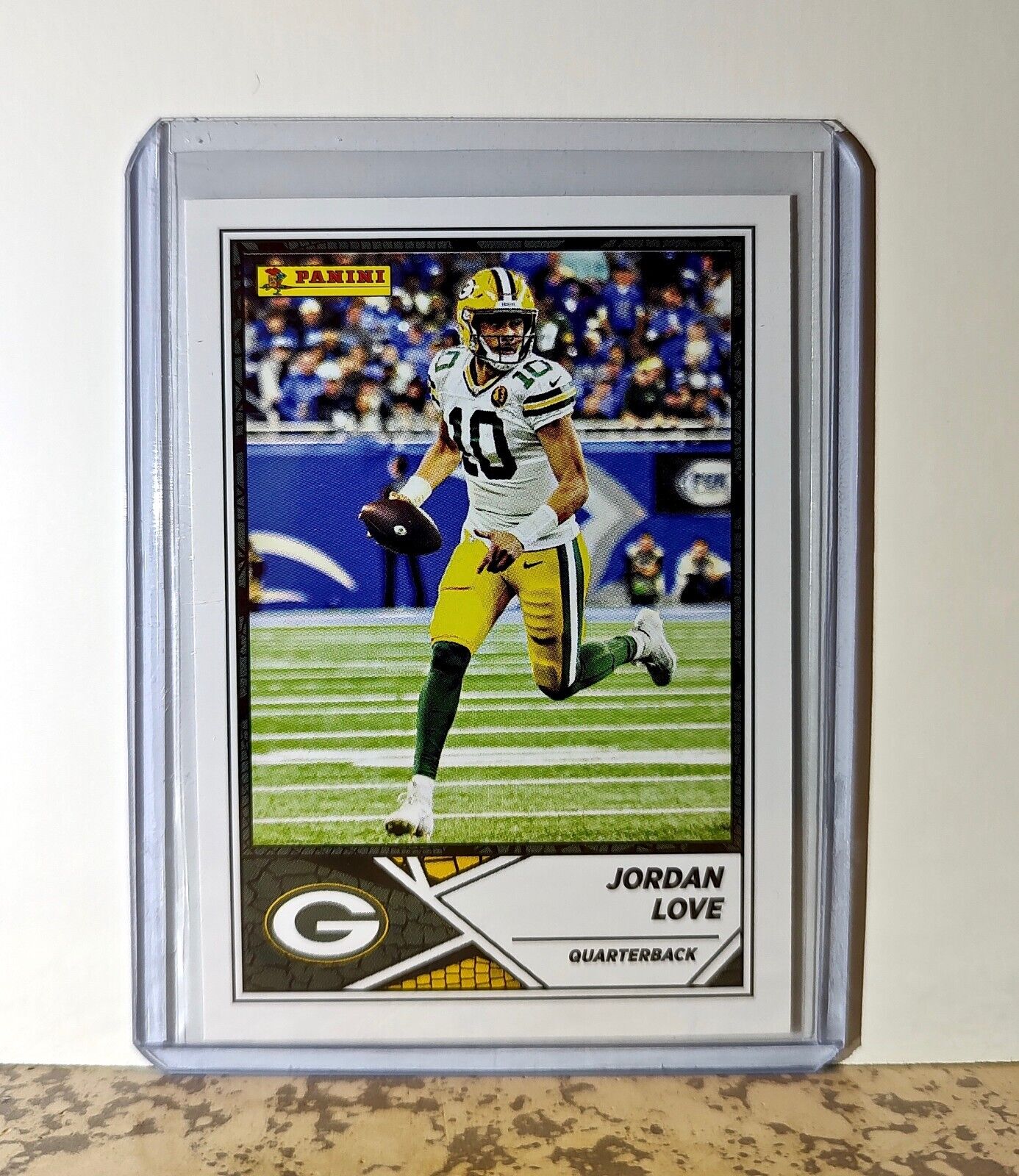 Jordan Love 2024 Panini NFL #18 Sticker Card Green Bay Packers