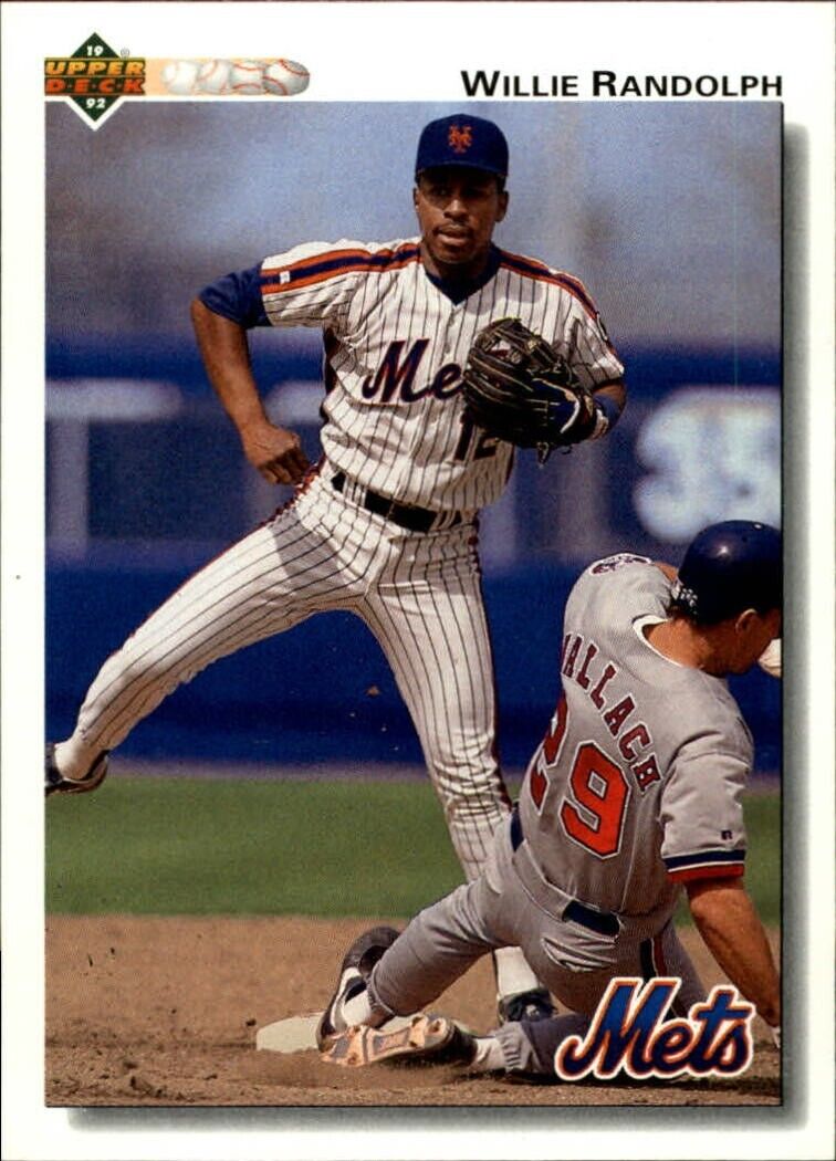 Willie Randolph 1992 Upper Deck MLB #795 Baseball Card New York Mets