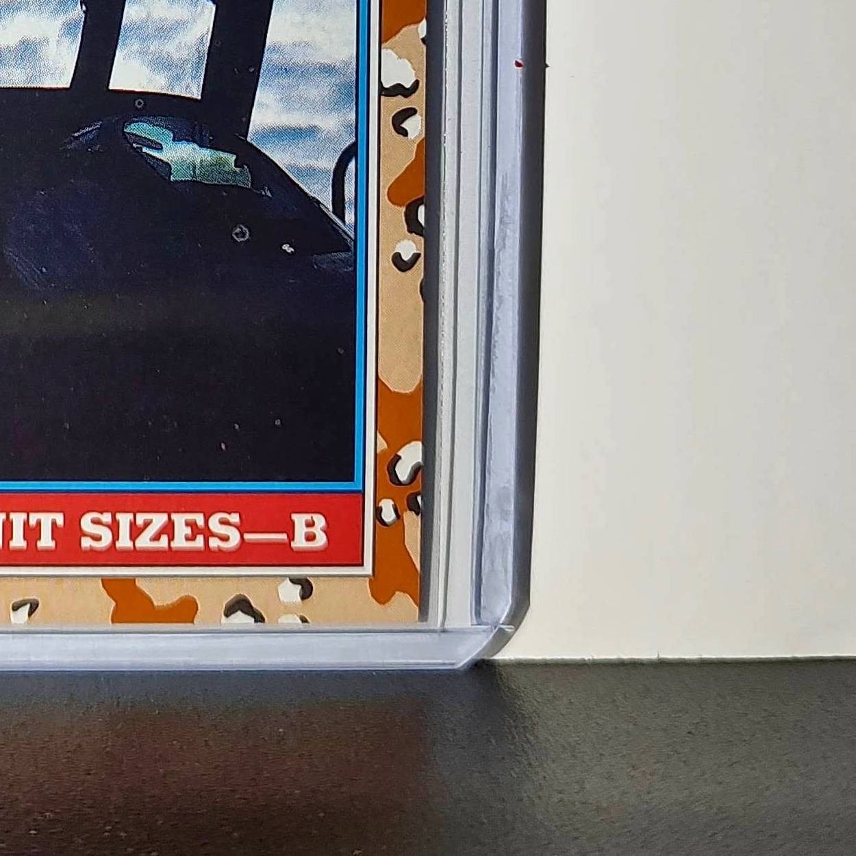 Unit Sizes – B 1991 Topps Desert Storm #142 Card