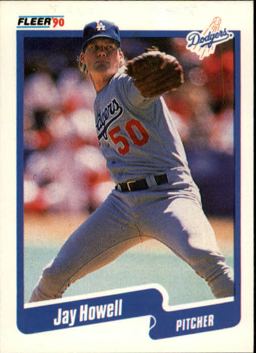 1990 Jay Howell Fleer Baseball Card #400