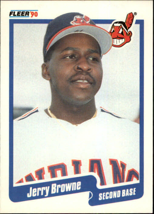 1990 Jerry Browne Fleer Baseball Card #487