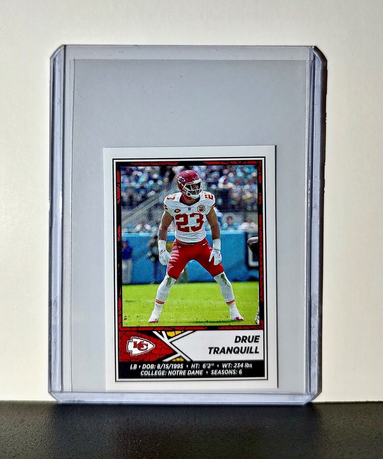 Drue Tranquill 2024 Panini NFL Sticker #259 Kansas City Chiefs