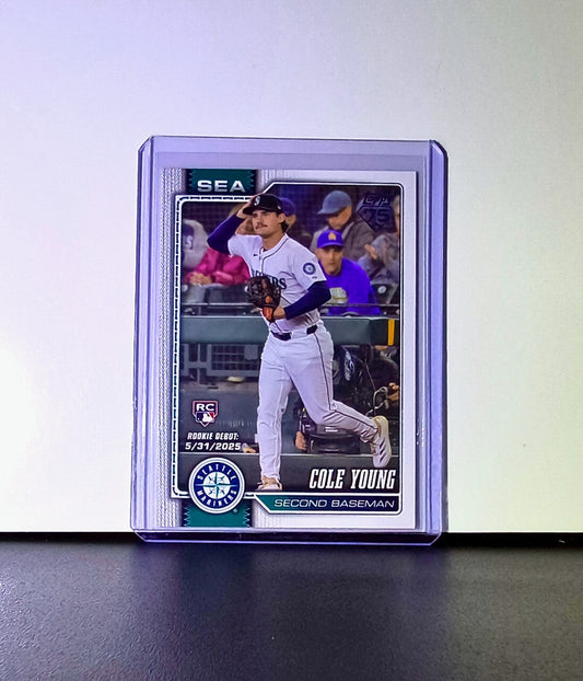 Cole Young Rookie 2026 Topps Update MLB #US206 Card Seattle Mariners