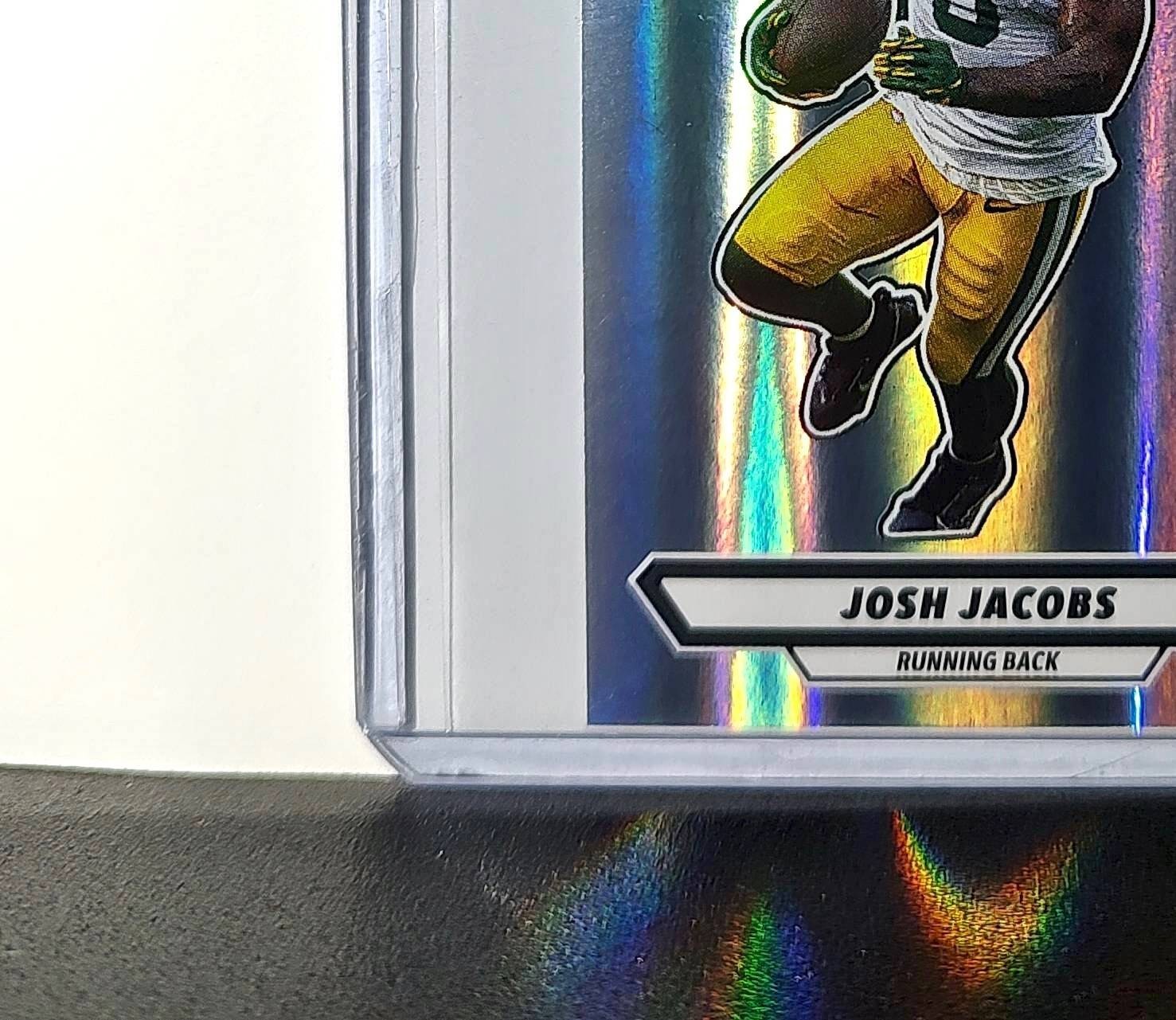 Josh Jacobs 2025 Panini NFL #395 Foil Sticker Green Bay Packers