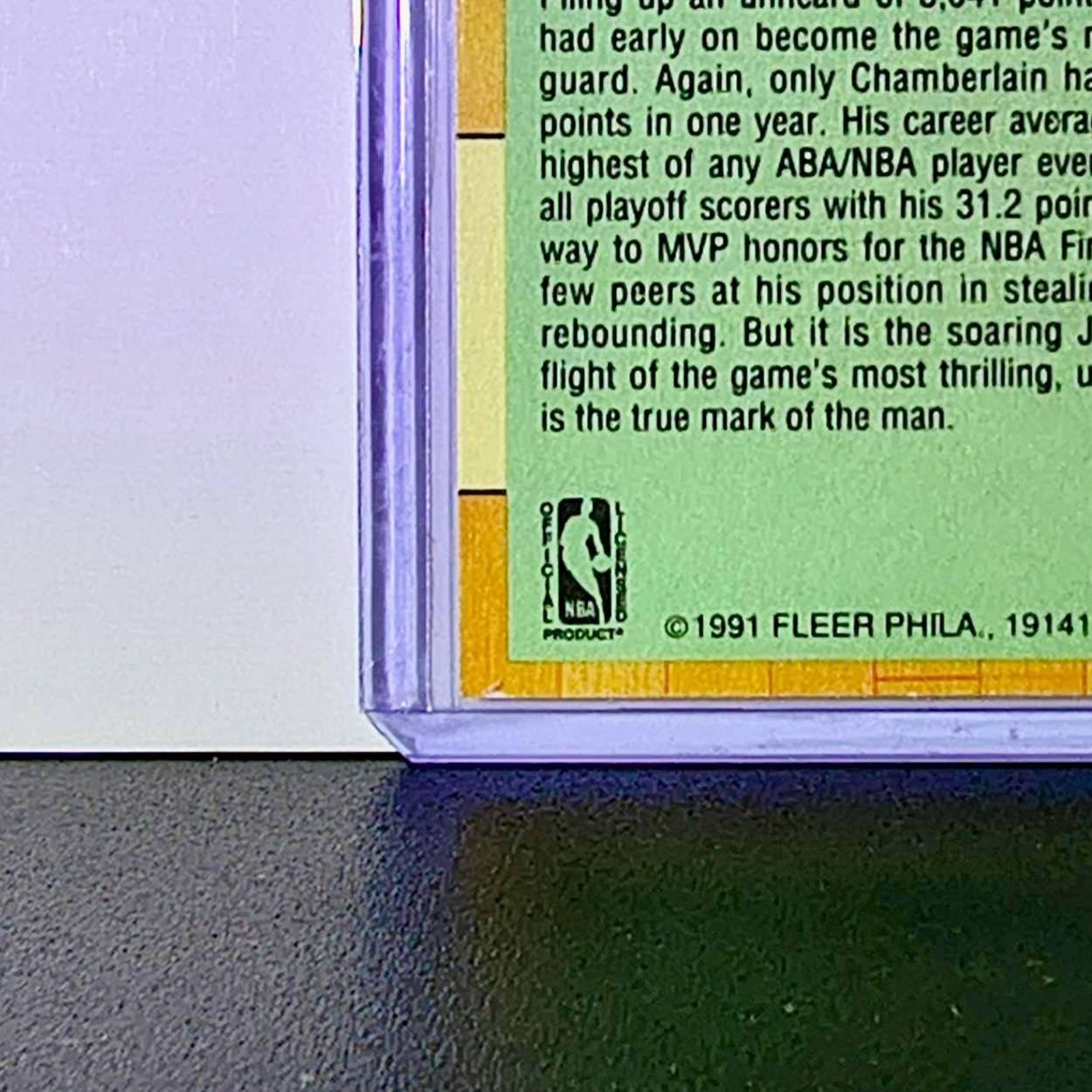 Michael Jordan 1991-92 Fleer League Leaders #220 Basketball Card Chicago Bulls