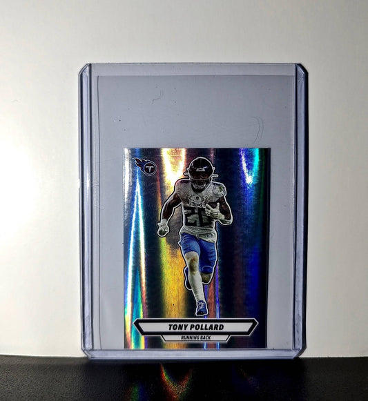 Tony Pollard 2025 Panini NFL #219 Foil Sticker Tennessee Titans