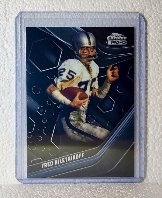 2023 Fred Biletnikoff Topps Chrome Black NFL #137 Football Card Oakland Raiders