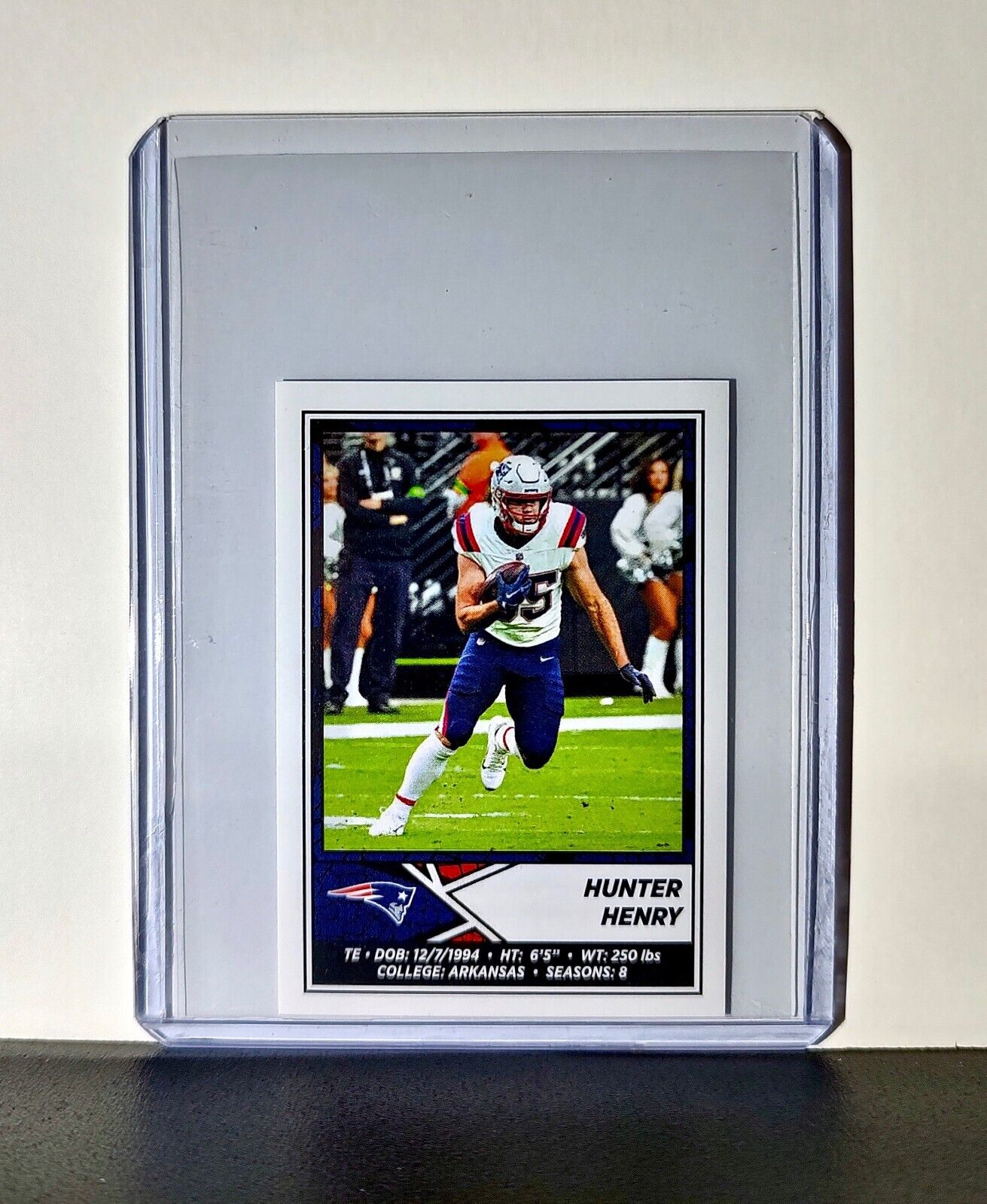 Hunter Henry 2024 Panini NFL Sticker #80 New England Patriots