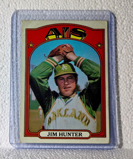 Jim Hunter 1972 Topps MLB #330 Baseball Card Oakland Athletics