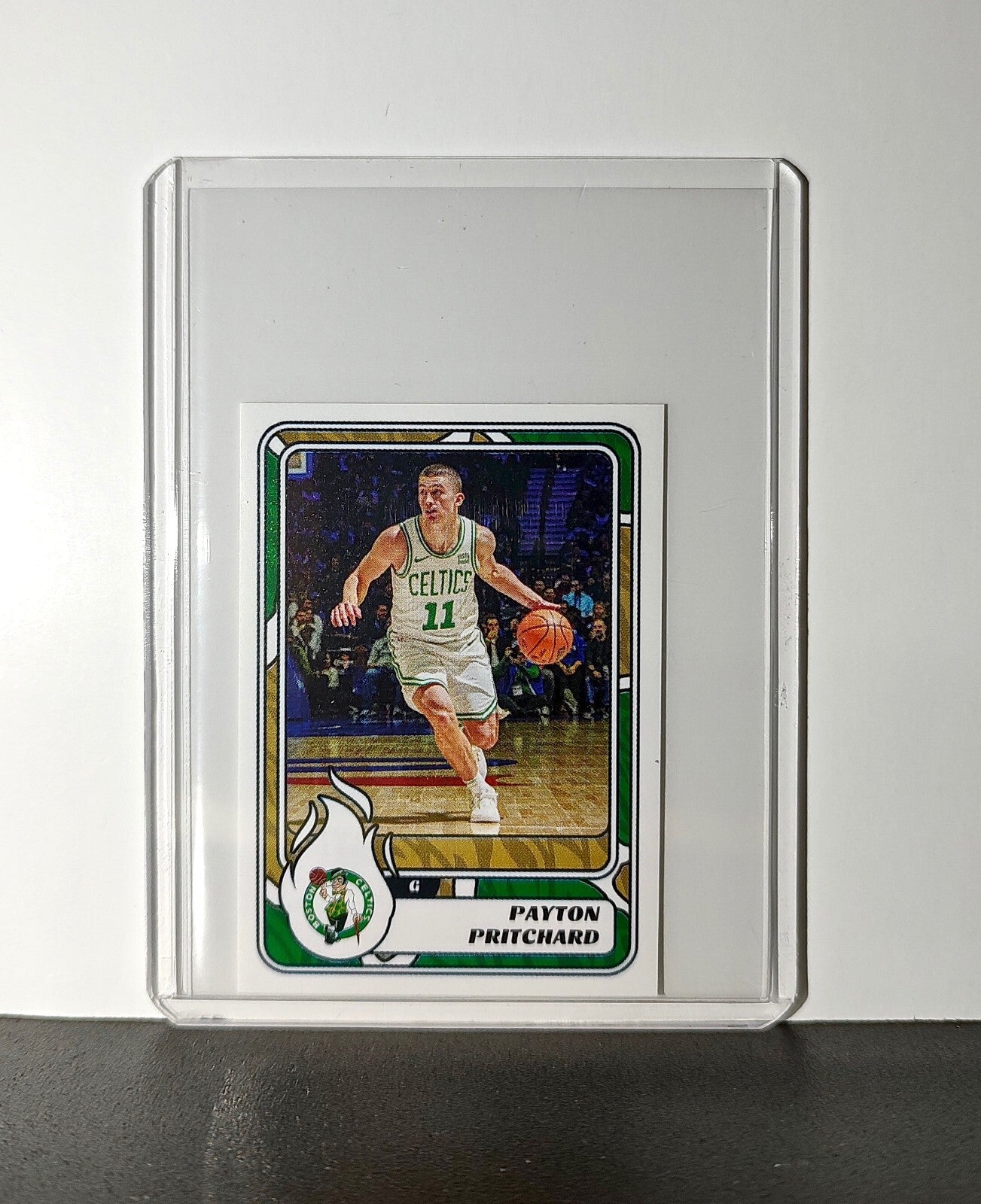 Payton Pritchard 2024-25 Panini NBA #118 Sticker Card Boston Celtics