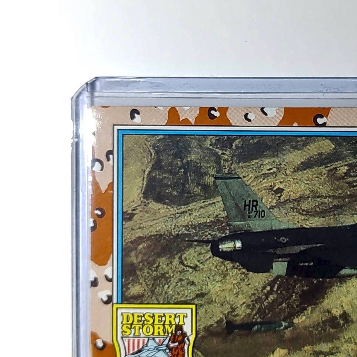 F-16 Fighter/Bomber 1991 Topps Desert Storm #108 Card