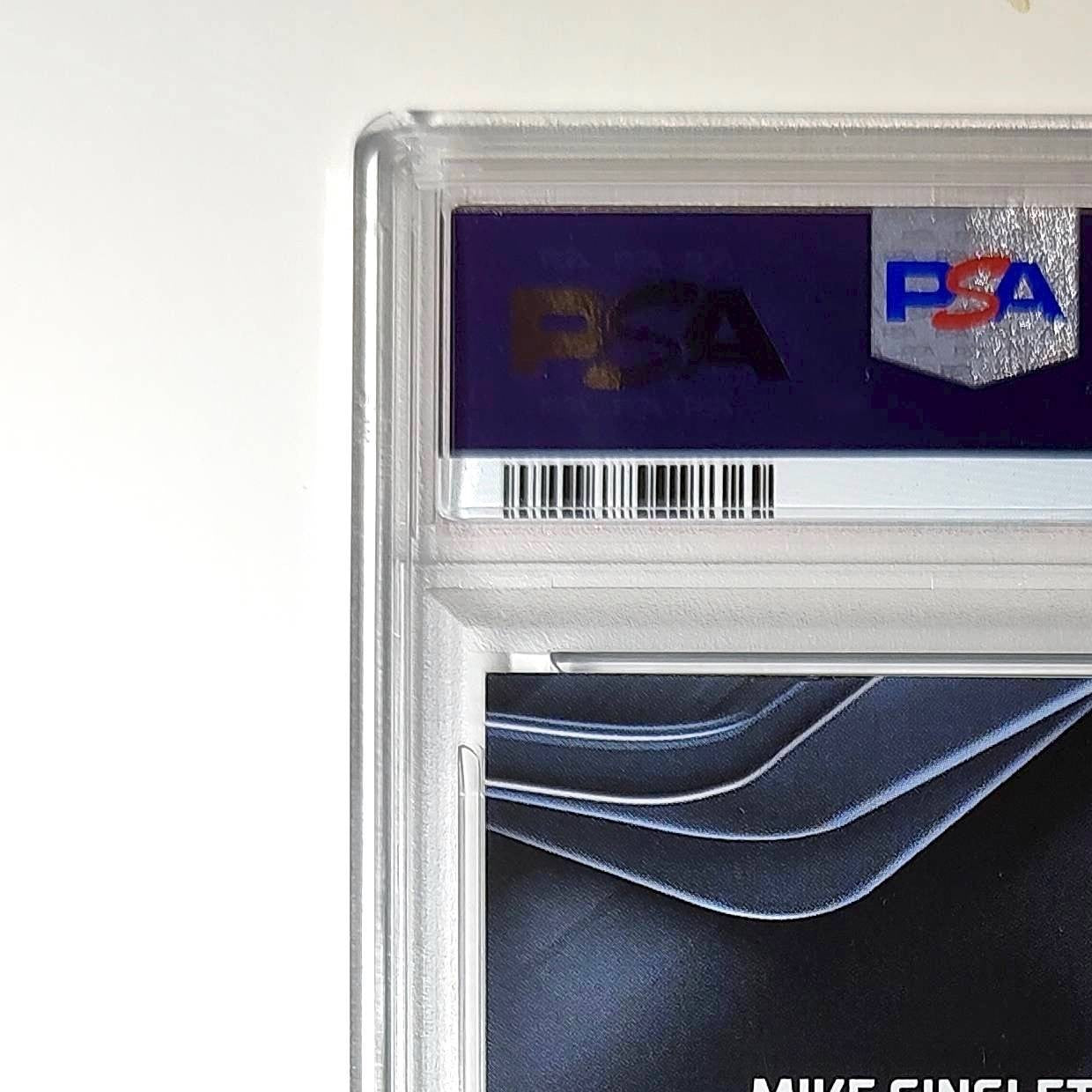 Mike Singletary 2023 Topps Chrome Black #TCAB-MS PSA 9 Auto 10