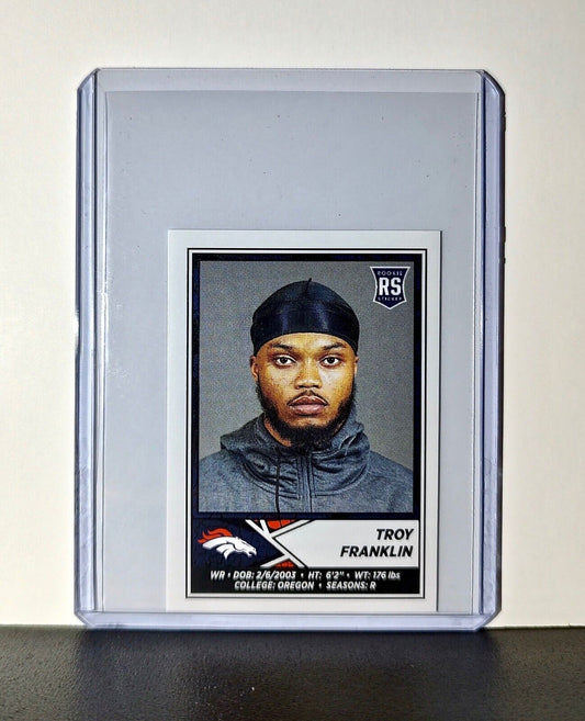 Troy Franklin 2024 Panini NFL Sticker #240 Denver Broncos