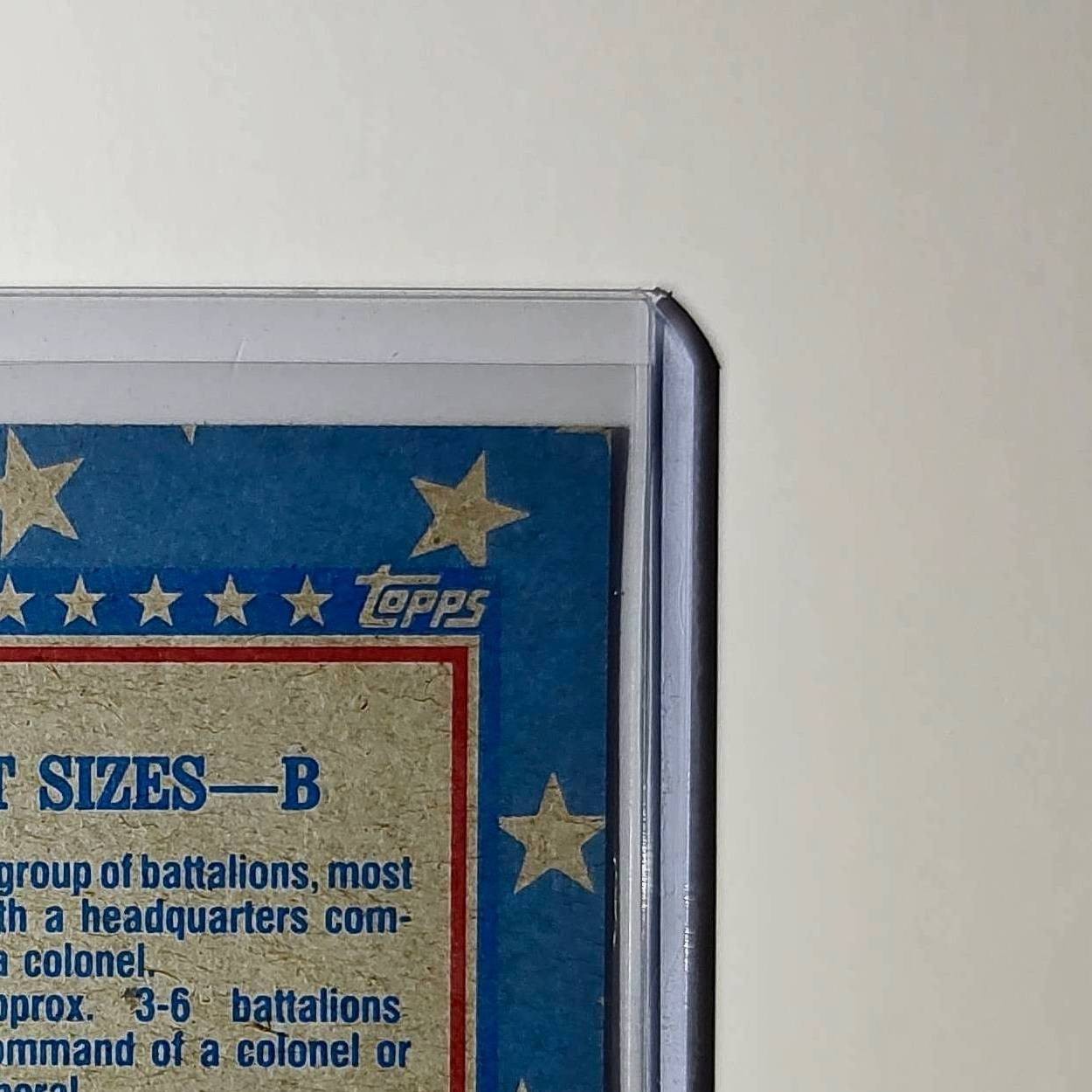 Unit Sizes – B 1991 Topps Desert Storm #142 Card