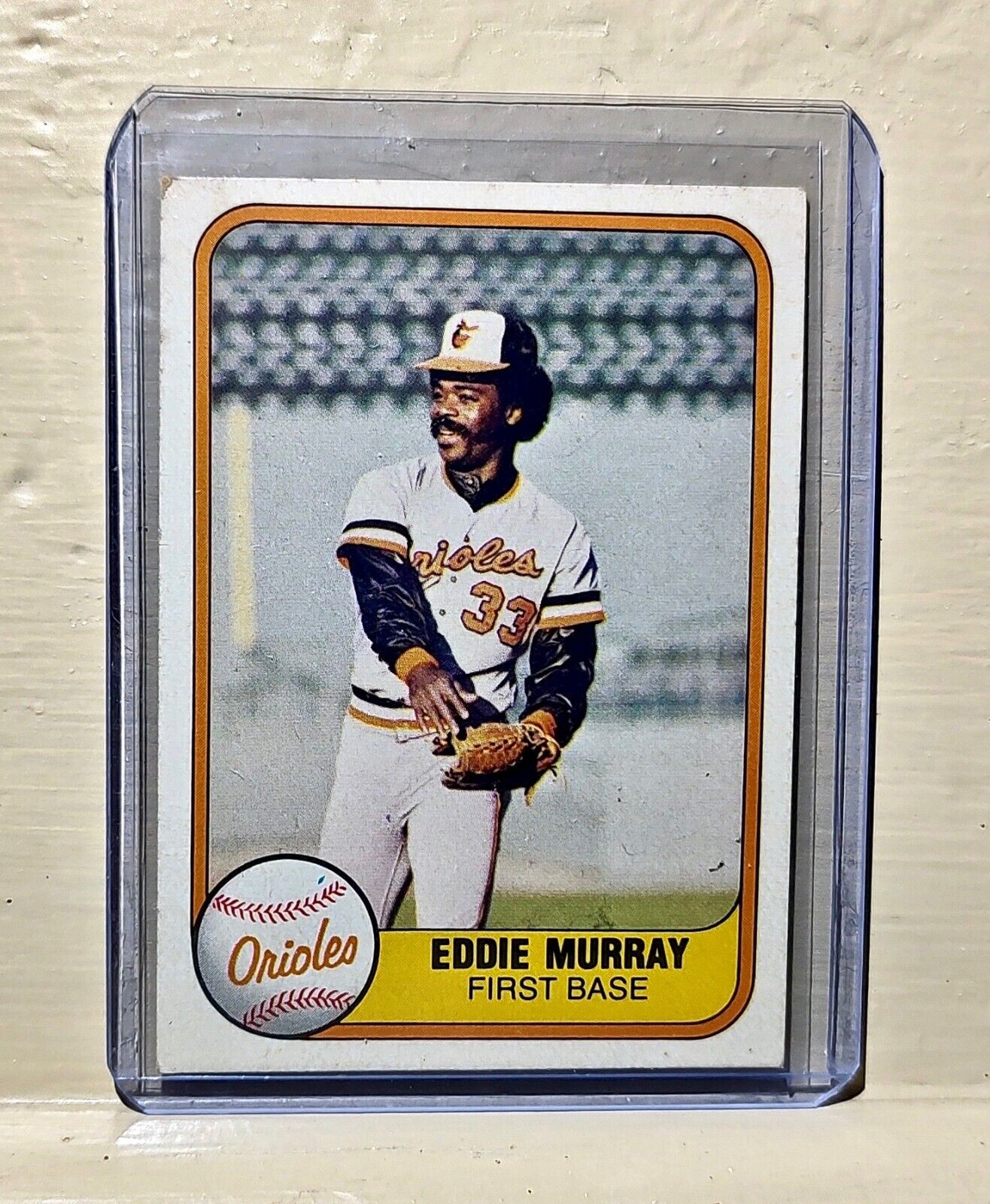 Eddie Murray 1981 Fleer MLB #184 Baseball Card Baltimore Orioles