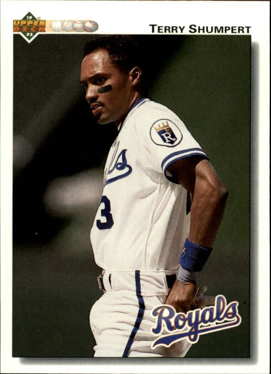 Terry Shumpert 1992 Upper Deck MLB #348 Baseball Card Kansas City Royals