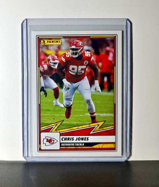 Chris Jones 2025 Panini NFL #47 Sticker Card Kansas City Chiefs