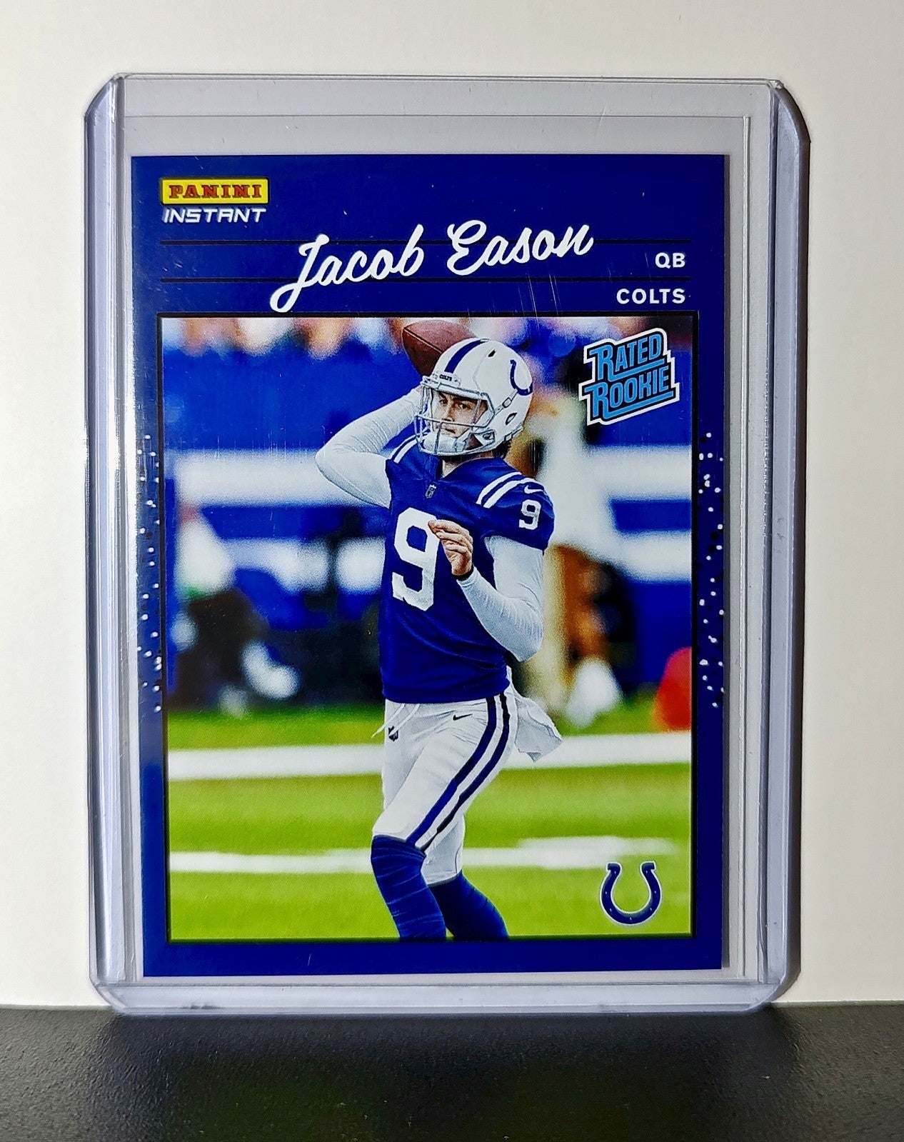 Jacob Eason Rookie 2020 Panini NFL #36 Rated Rookie Card Indianapolis Colts