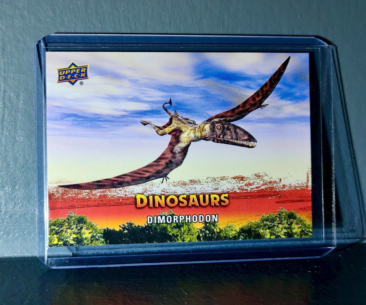 2015 Upper Deck Dinosaurs Dimorphodon Extinction Red Parallel #46 Card