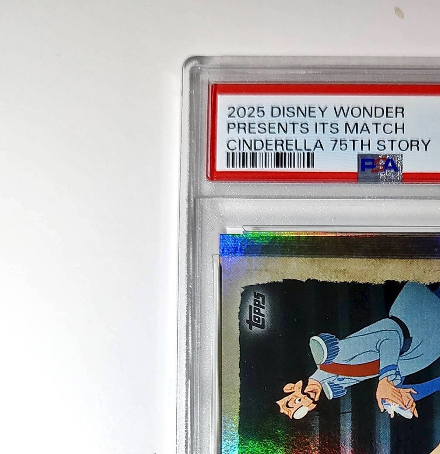 After the slipper shatters! 2025 Topps Disney #C75-22 Card PSA 10