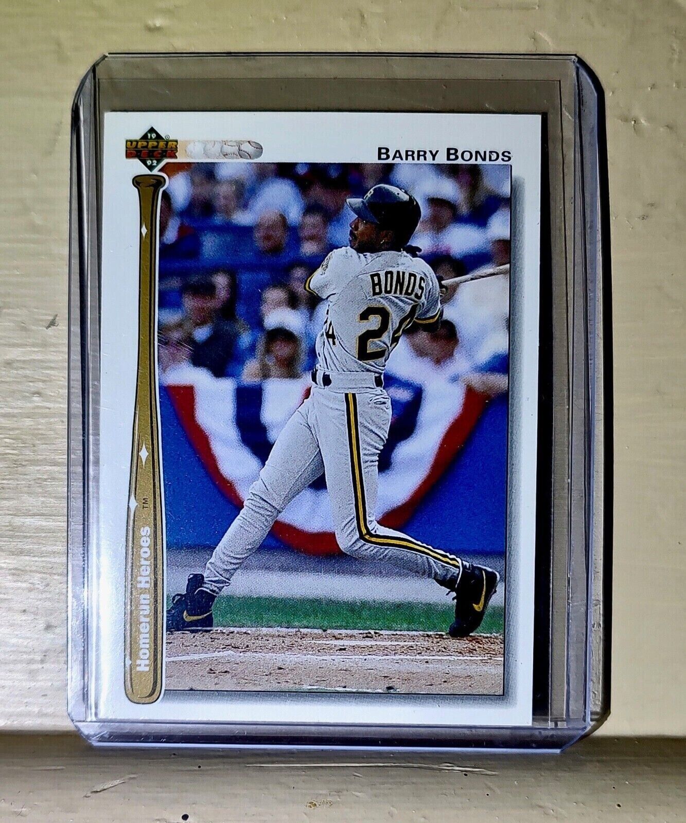 1992 Barry Bonds Upper Deck Baseball Card #HR21