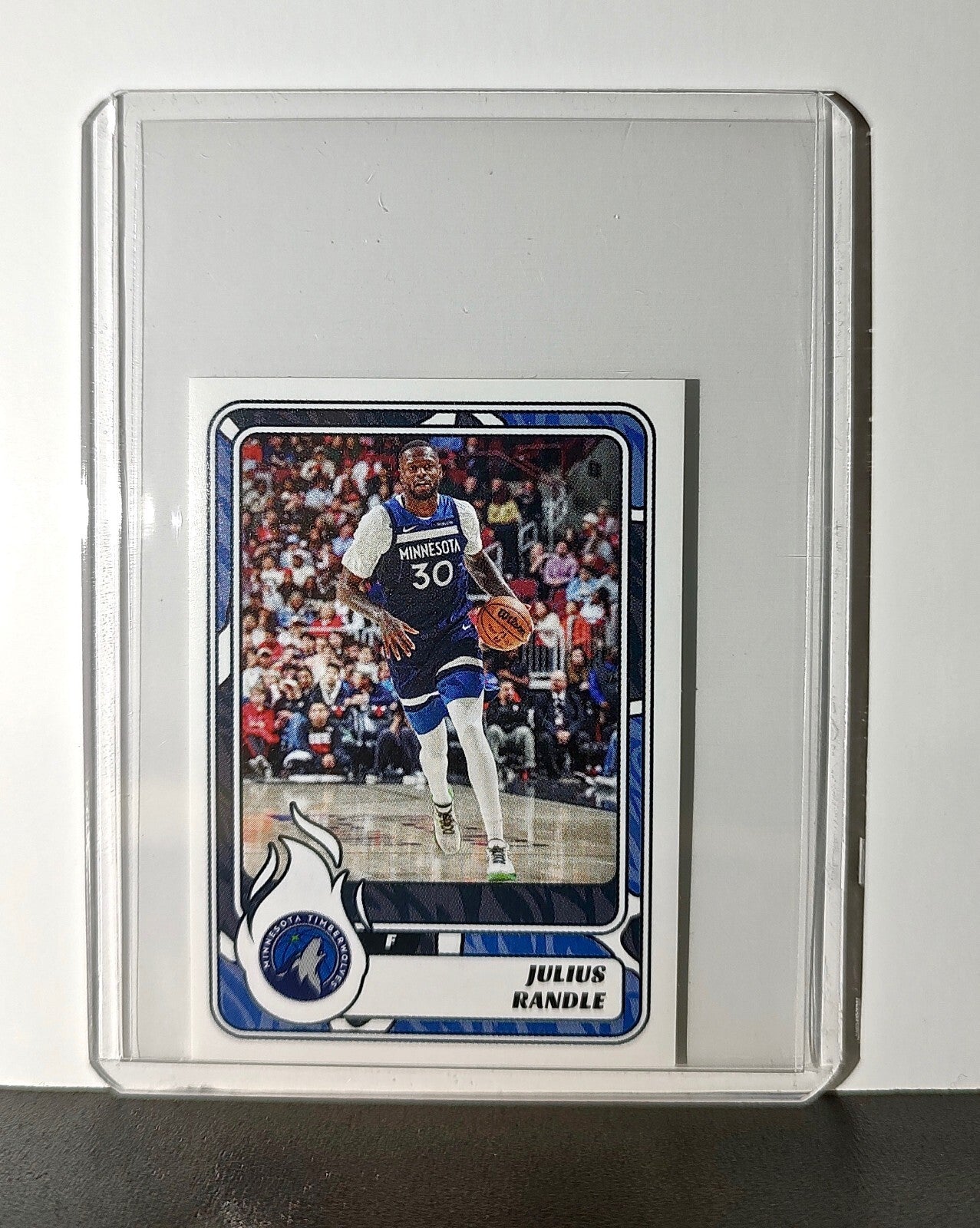 Julius Randle 2024-25 Panini NBA #386 Sticker Card Minnesota Timberwolves