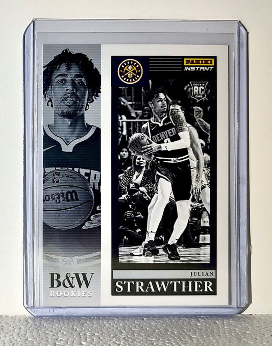 Julian Strawther 2023-24 Panini NBA #14 Black and White Rookies Card 1/326