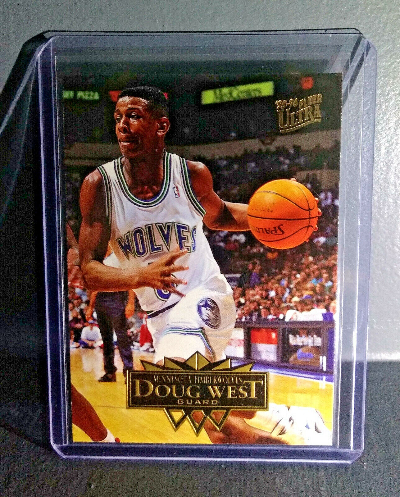 1995-96 Doug West Fleer Ultra #110 Basketball Card