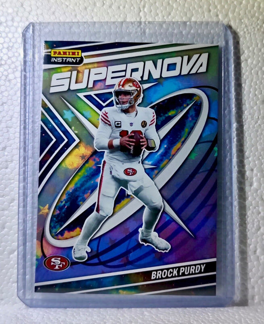 Brock Purdy 2023 Panini NFL #5 Supernova Football Card San Francisco 49ers 1/481