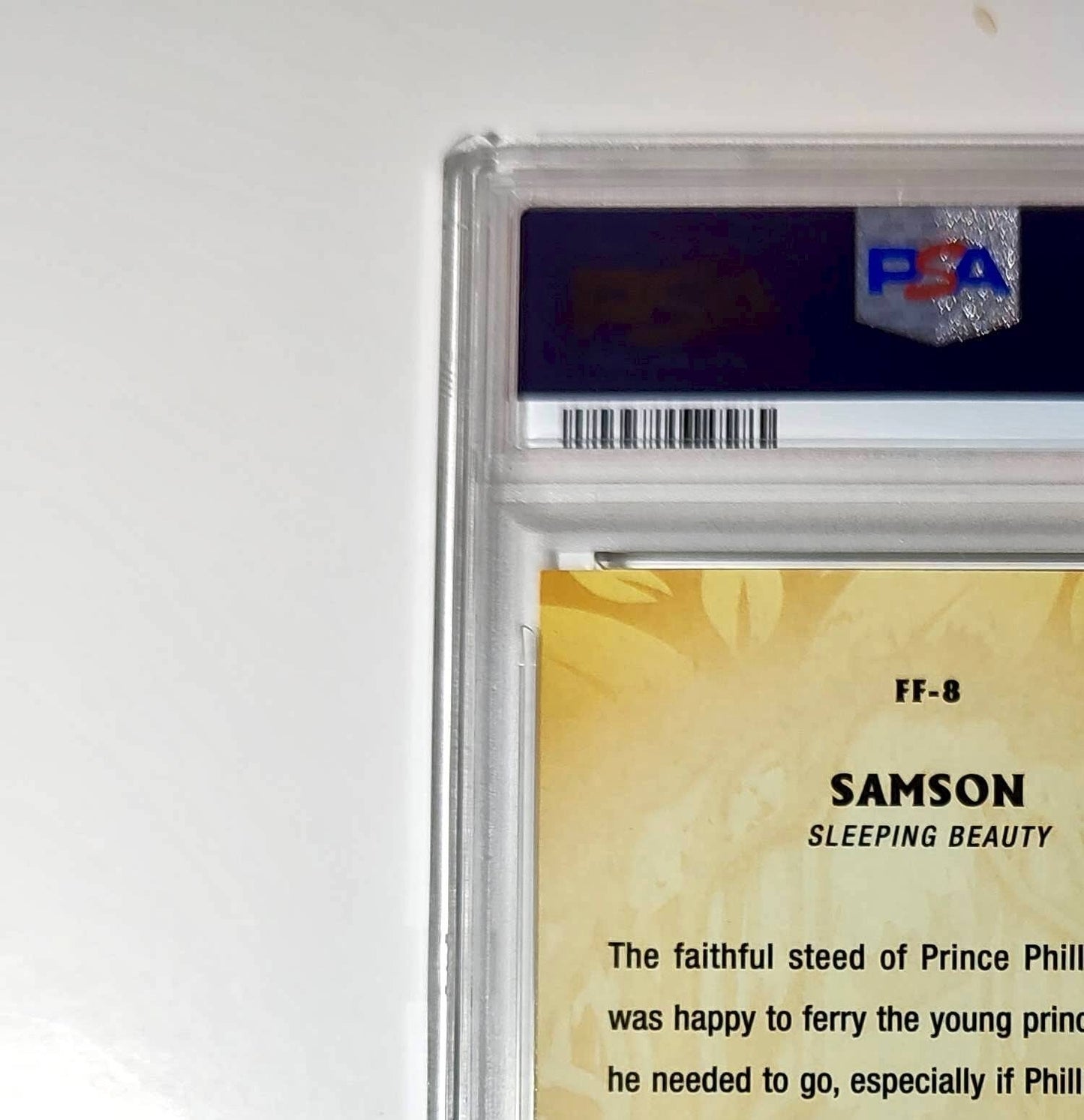 Samson 2025 Topps Disney #FF-8 Furry Friends Card Sleeping Beauty PSA 9