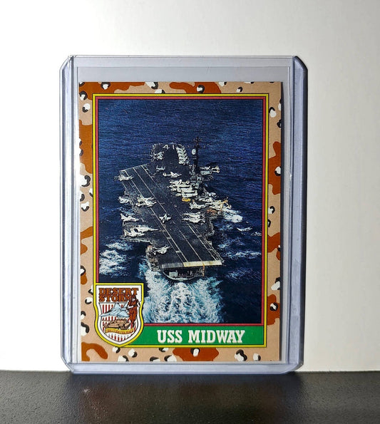 USS Midway 1991 Topps Desert Storm #56 Card
